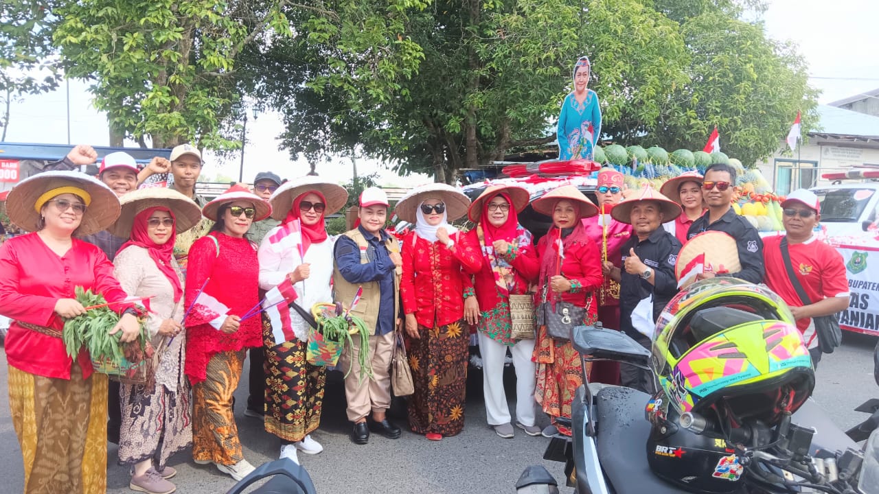 Dinas Pertanian Kabupaten Kapuas Turut Meriahkan Pawai Hari Kemerdekaan RI