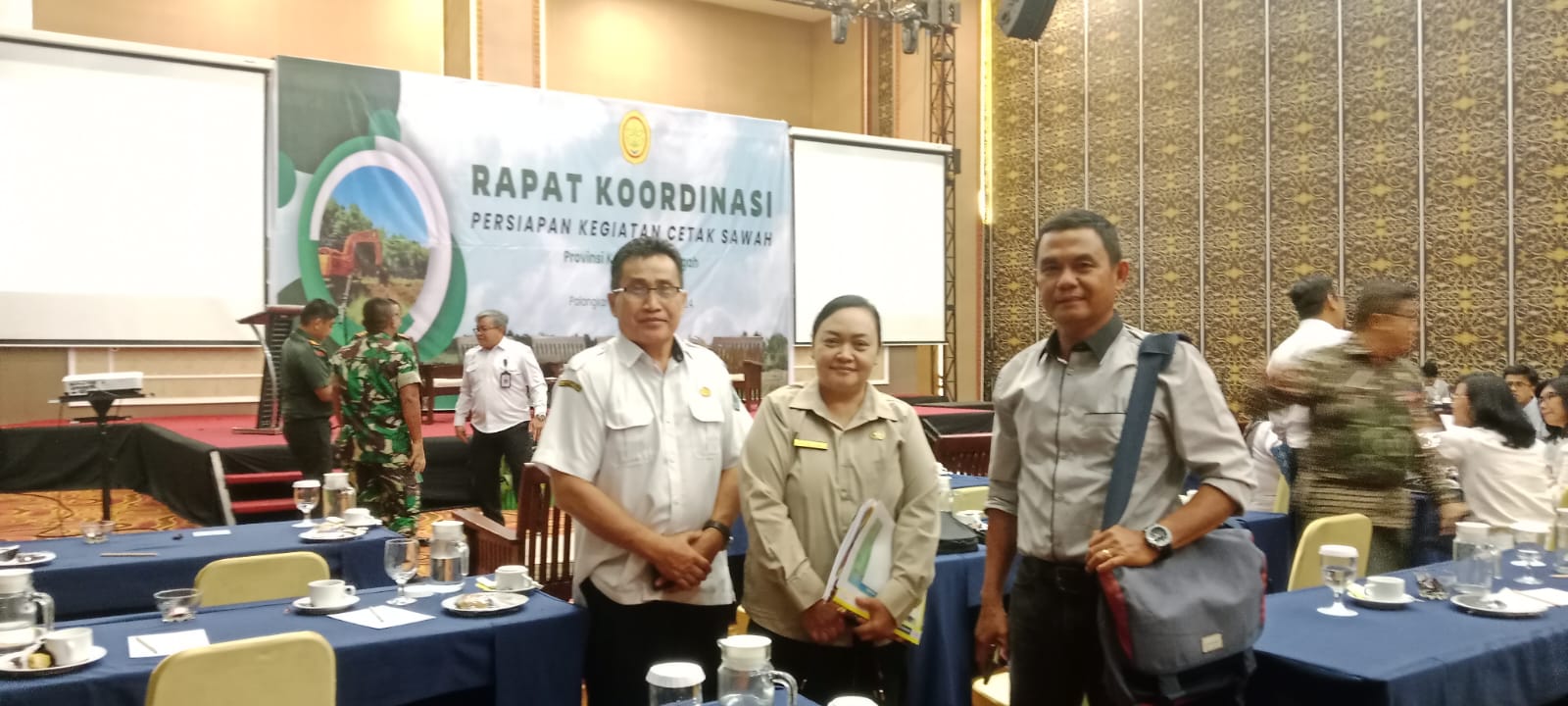 Dinas Pertanian Kapuas Hadiri Rakor Persiapan Cetak Sawah Kalteng