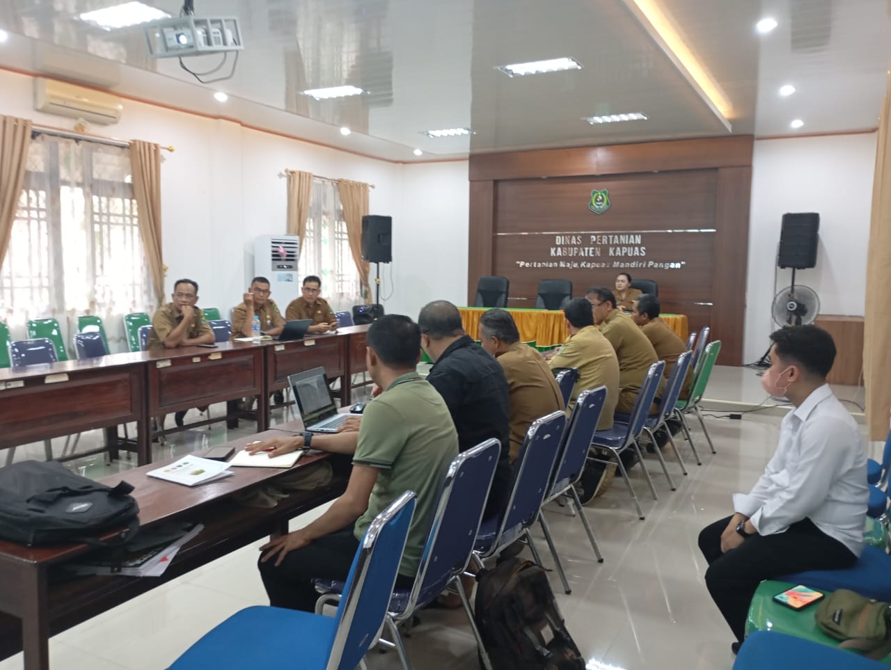 Dinas Pertanian Kabupaten Kapuas menggelar rapat internal